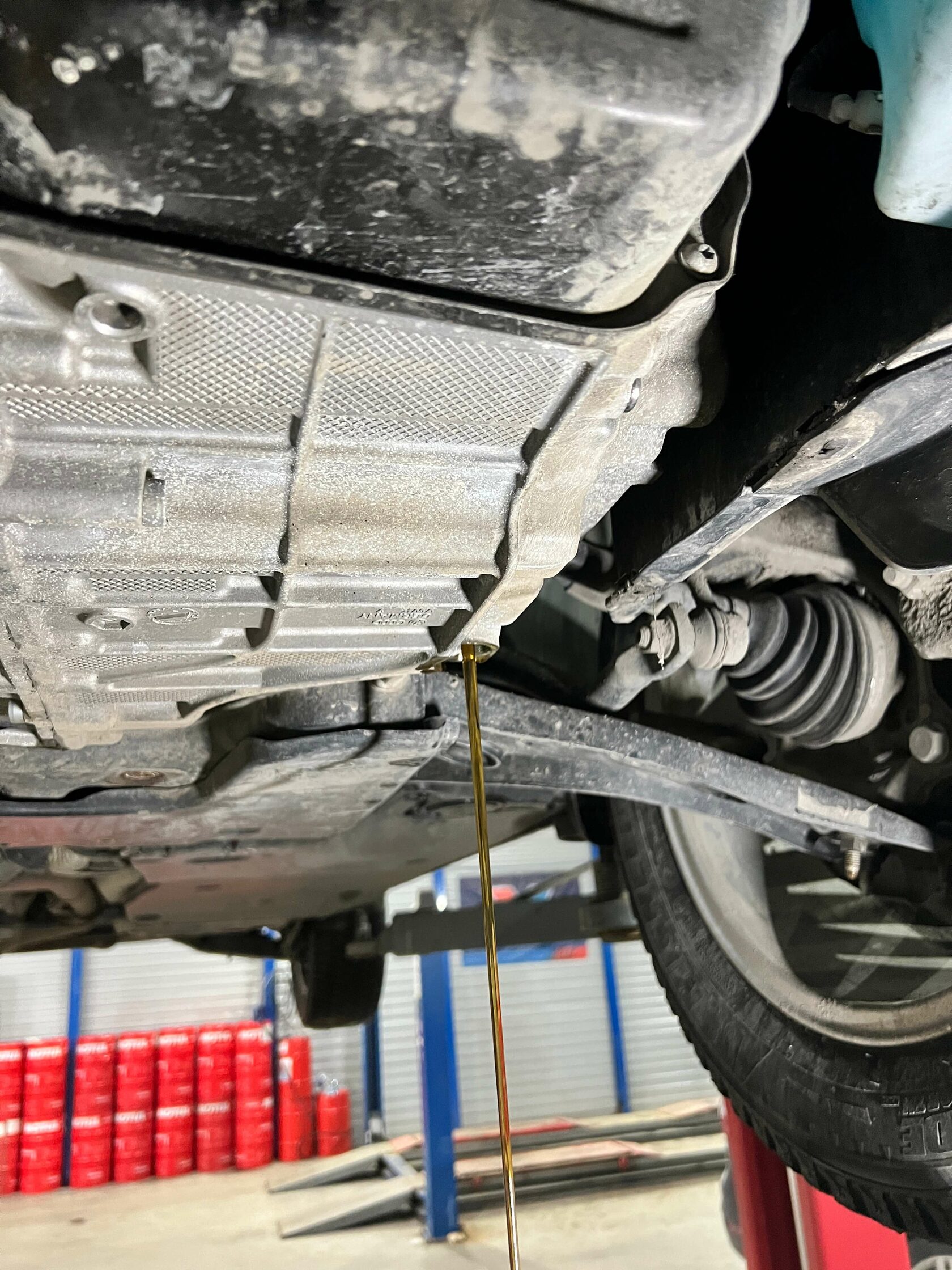 Слив масла из DSG DQ500