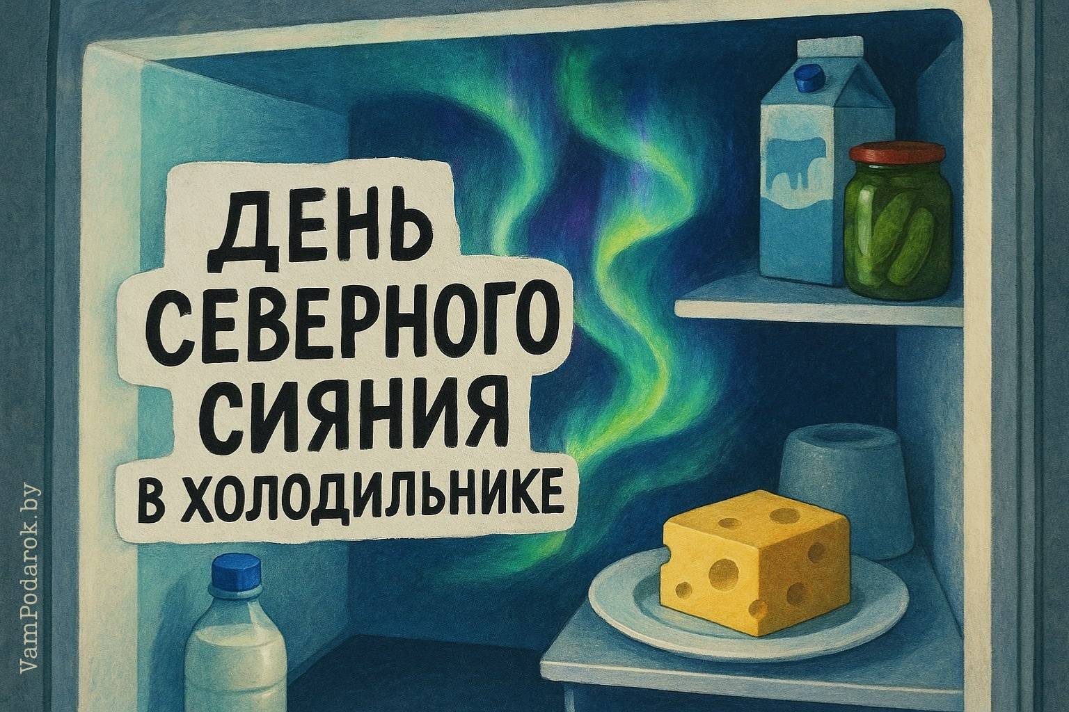 День северного сияния в холодильнике
