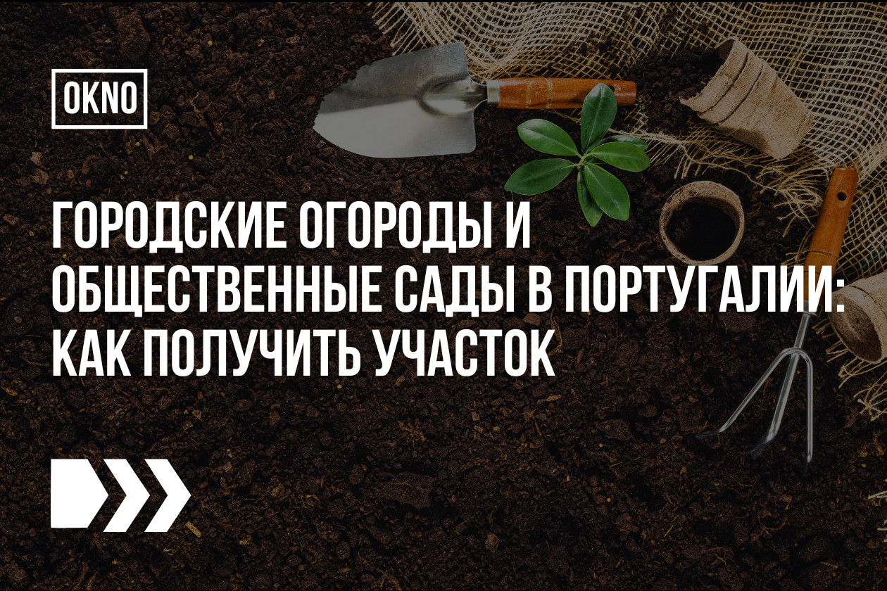 Городские огороды и общественные сады в Португалии