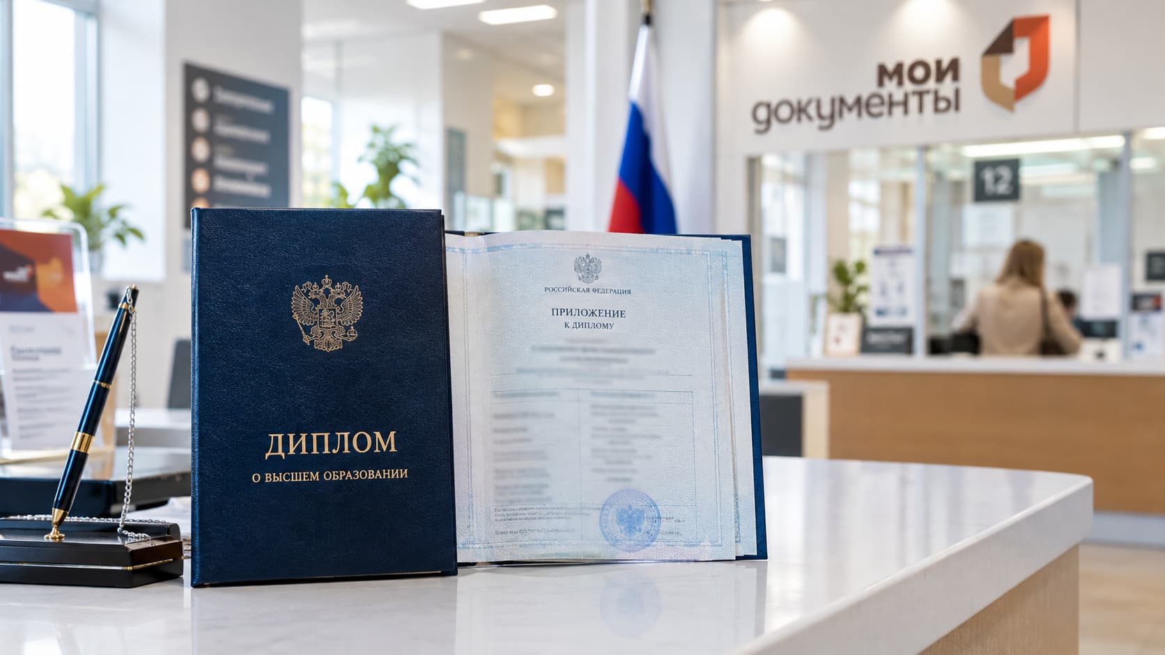 Диплом через МФЦ: где примут документы об образовании