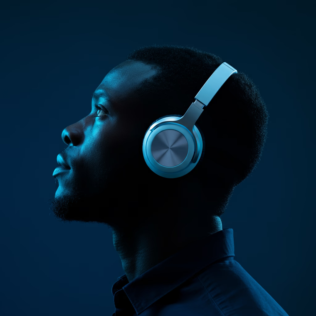 Headphones product campaign cover
