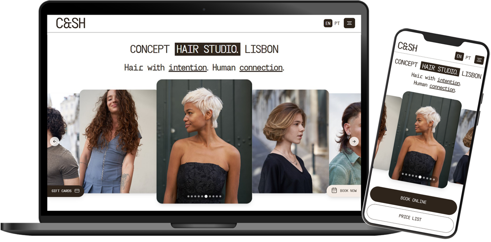 Cut & Shout: Landing page para um cabeleireiro em Lisboa