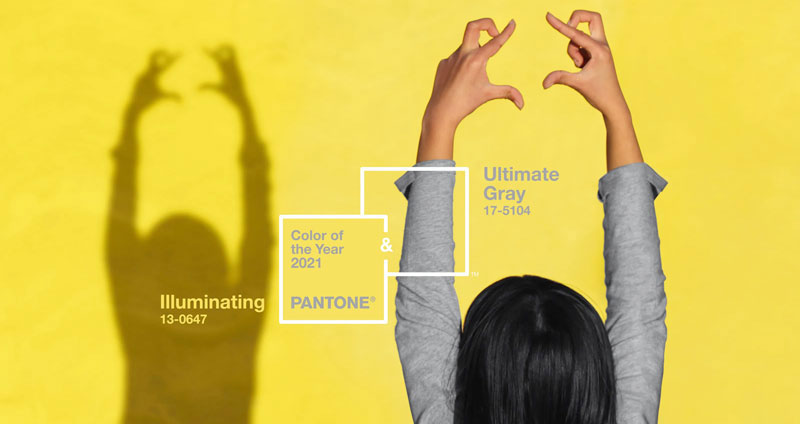 Цвета года 2021 года по версии Pantone