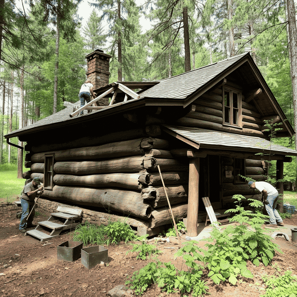 Ремонт старого деревянного дома — продлите жизнь срубу на 50+ лет.