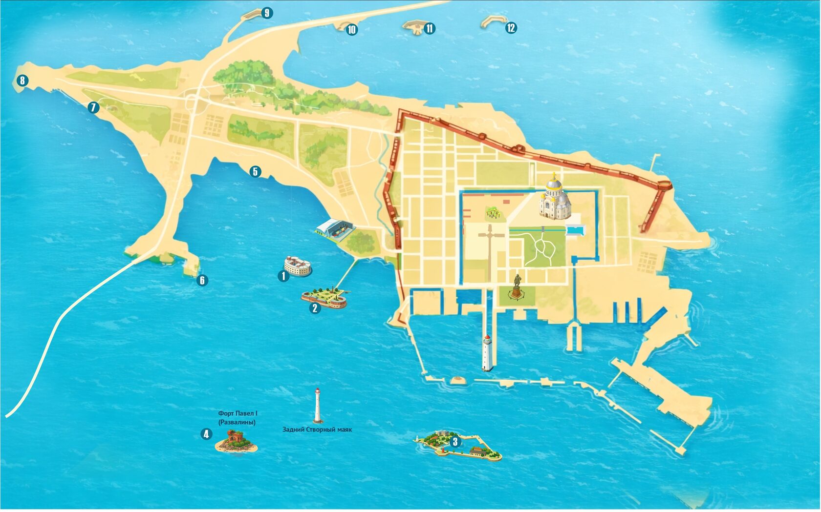 Карта Кронштадта, страница 1