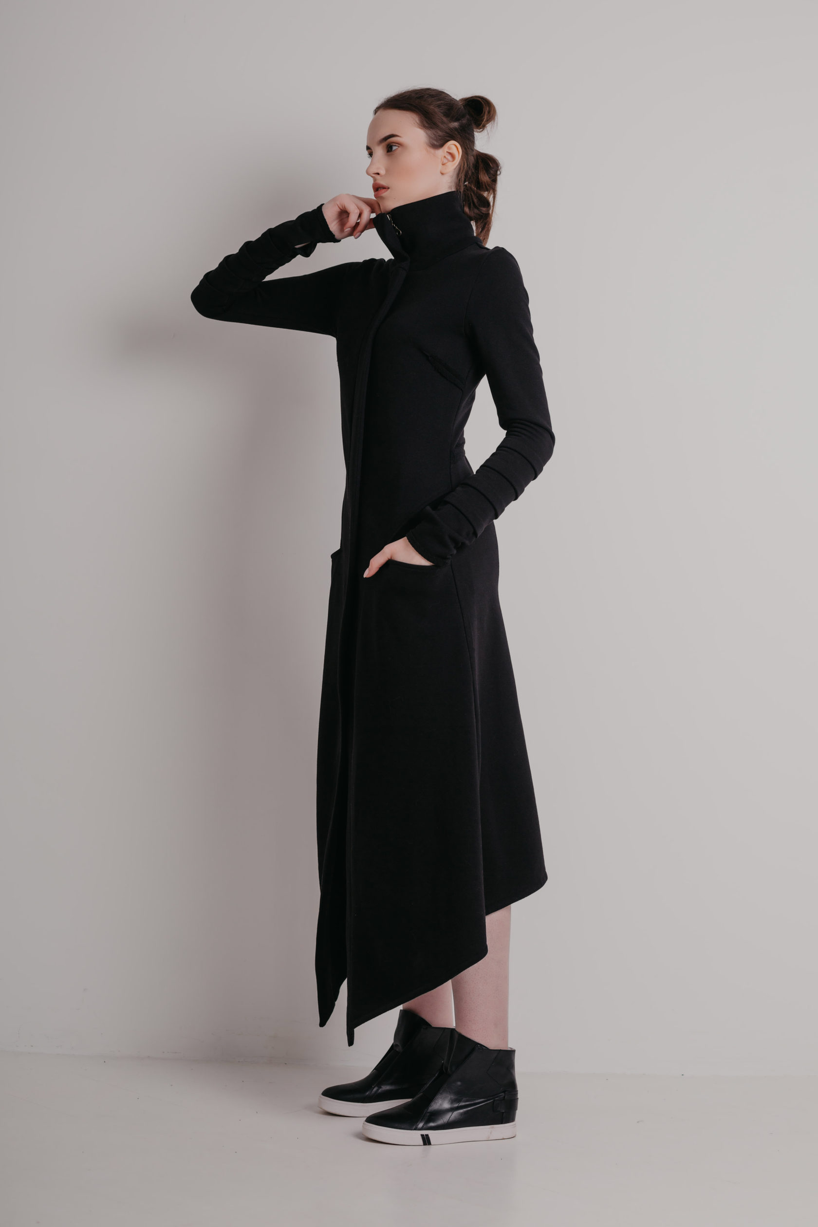 Фрак УНИКАЛЬНЫЙ черный - L - Черный