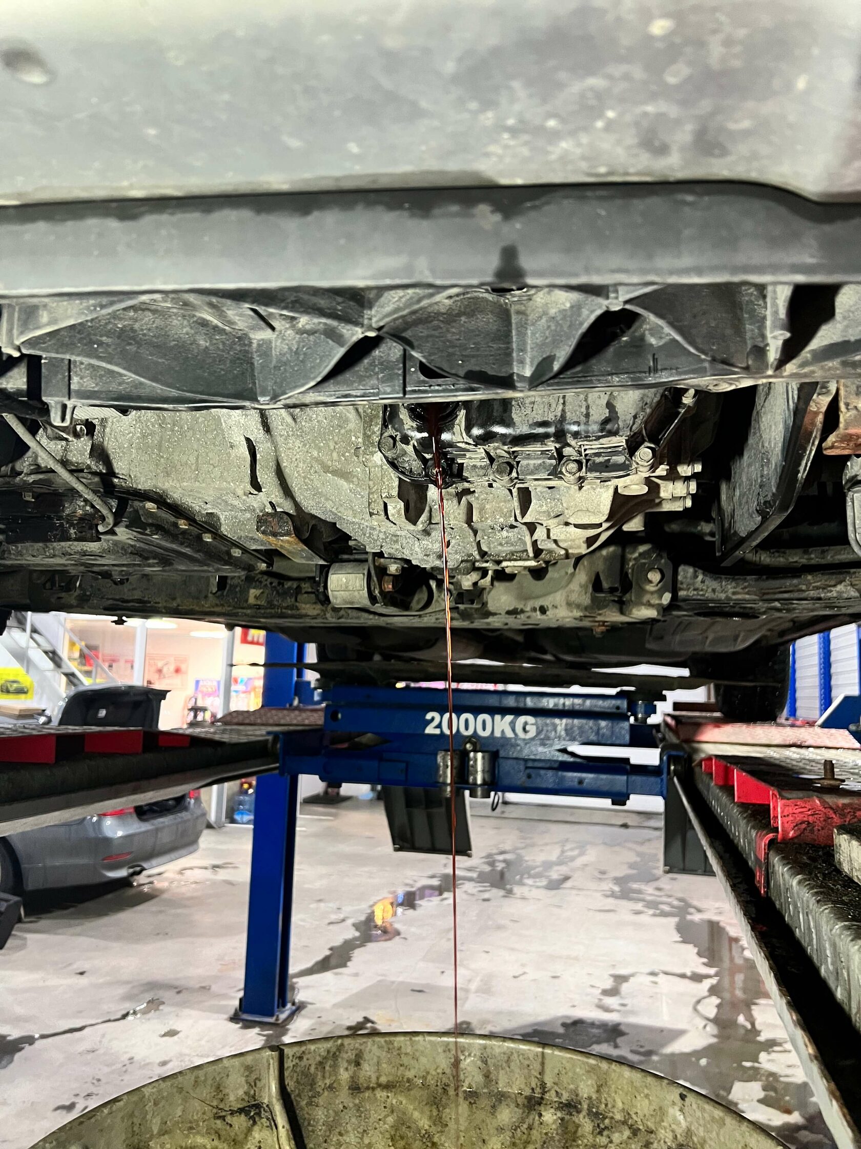 Выставление уровня масла в АКПП Hyundai Santa Fe