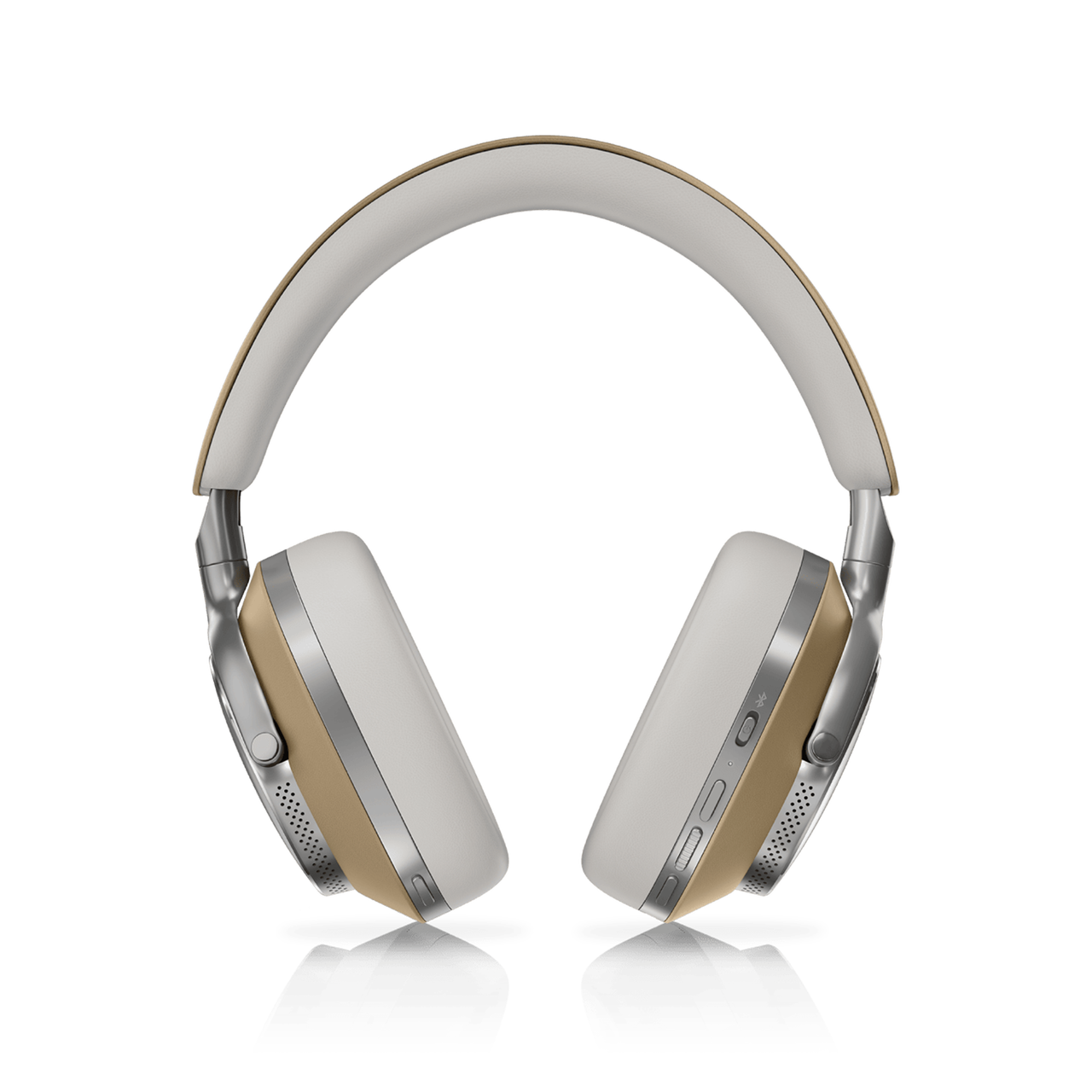 Бежевые беспроводные наушники Bowers &amp; Wilkins PX8 для ценителей утончённого стиля