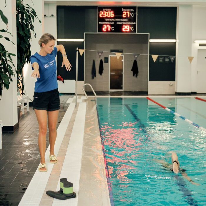 Групповые тренировки по плаванию в школе плавания Let’s Swim - СПб