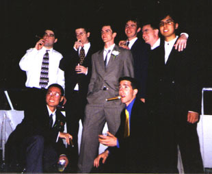 SigEp seniors, 1997 Senior Banquet
