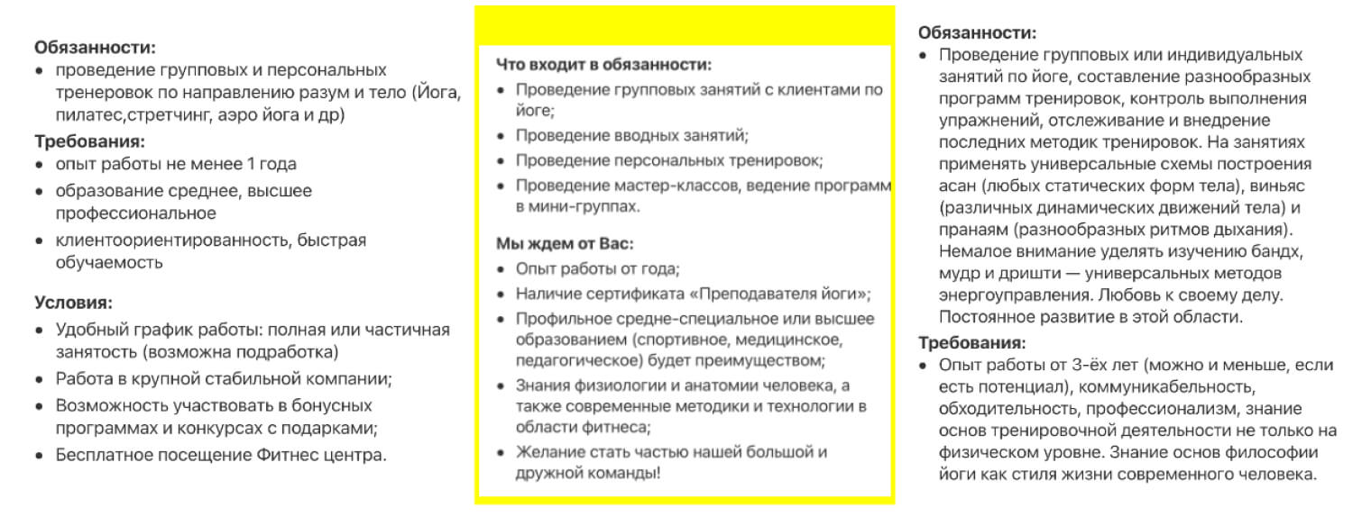 Как найти работу инструктора по йоге: что требуется в вакансии йога  инструкторов?