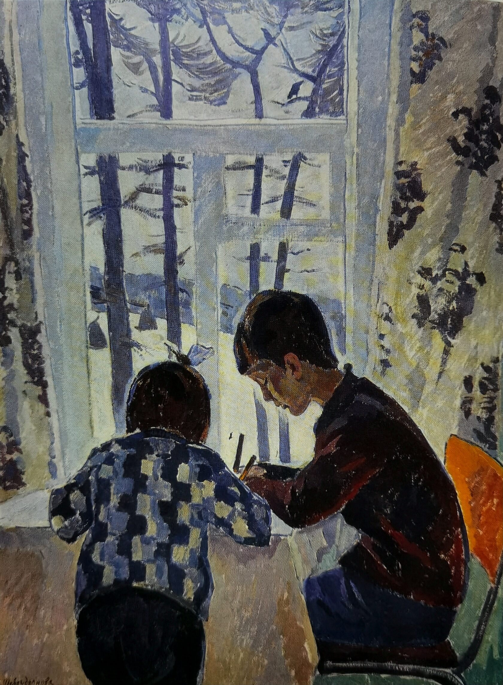 Дети рисуют, 1968 г.