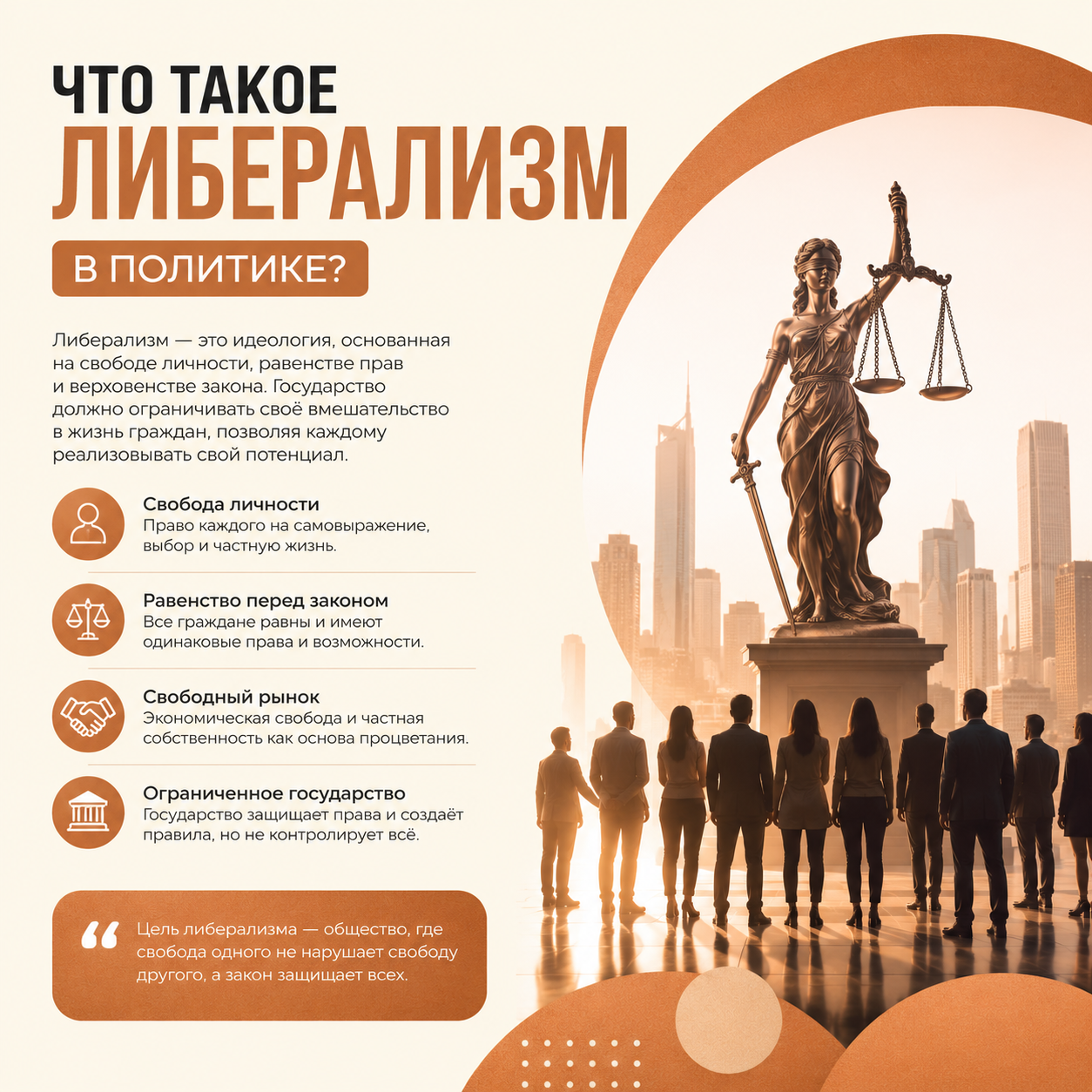 Либерализм: значение термина виды и роль в политике