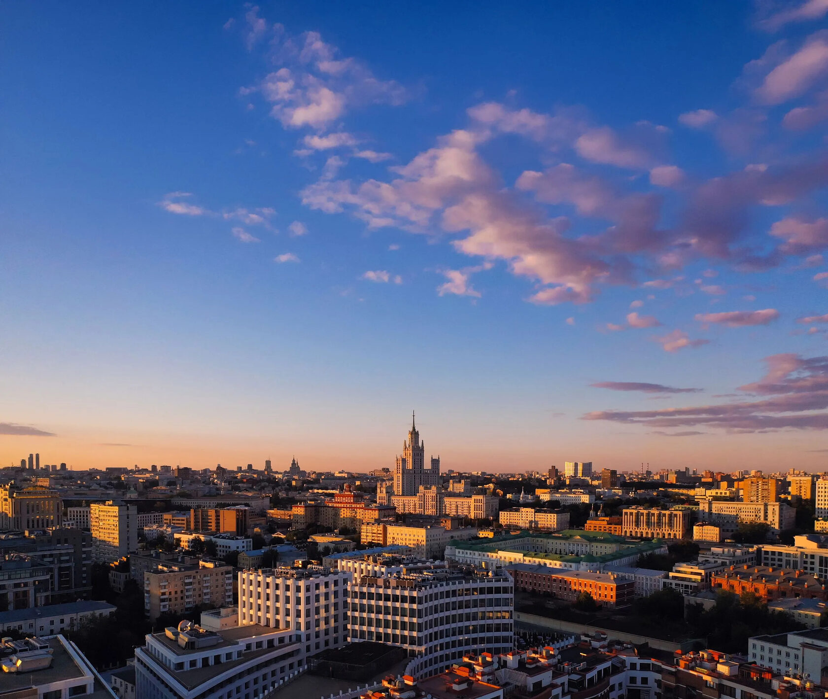 Панорама Замоскворечья и исторического центра Москвы