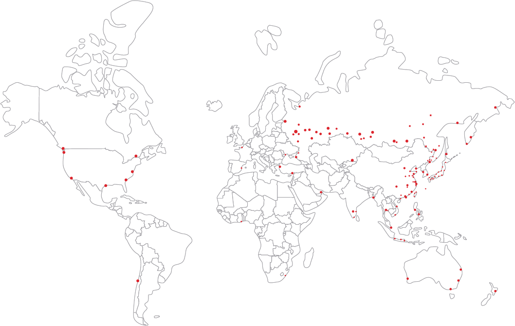 карта перевозок