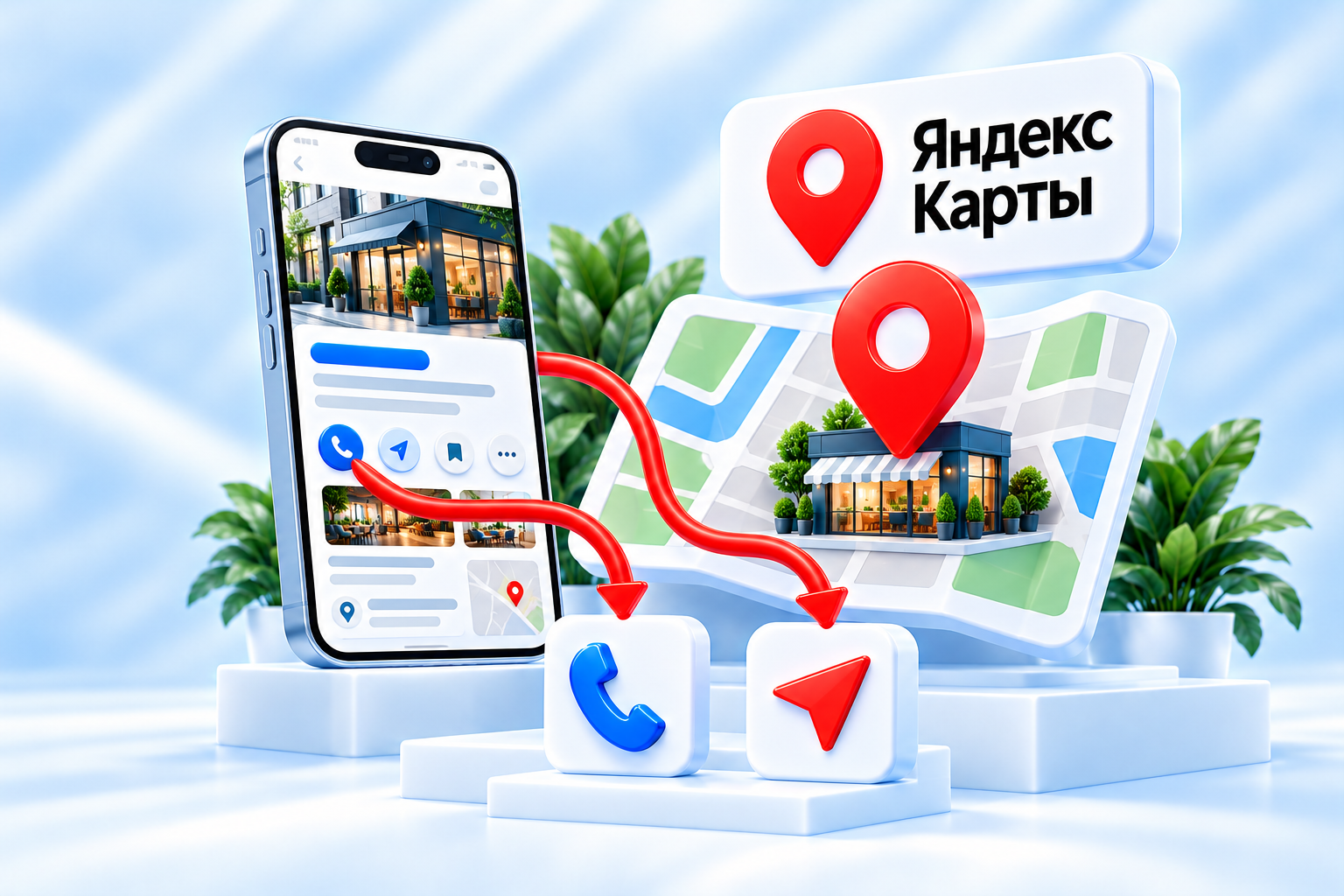 Яндекс Карты — иллюстрация услуги студии Kuznetsov.expert