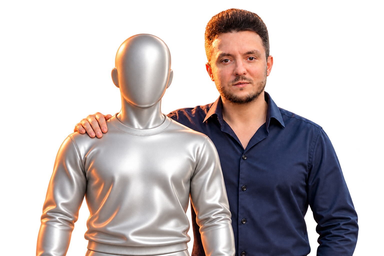 Личное наставничество: Илья Вокрутский рядом с учеником, с рукой на его плече