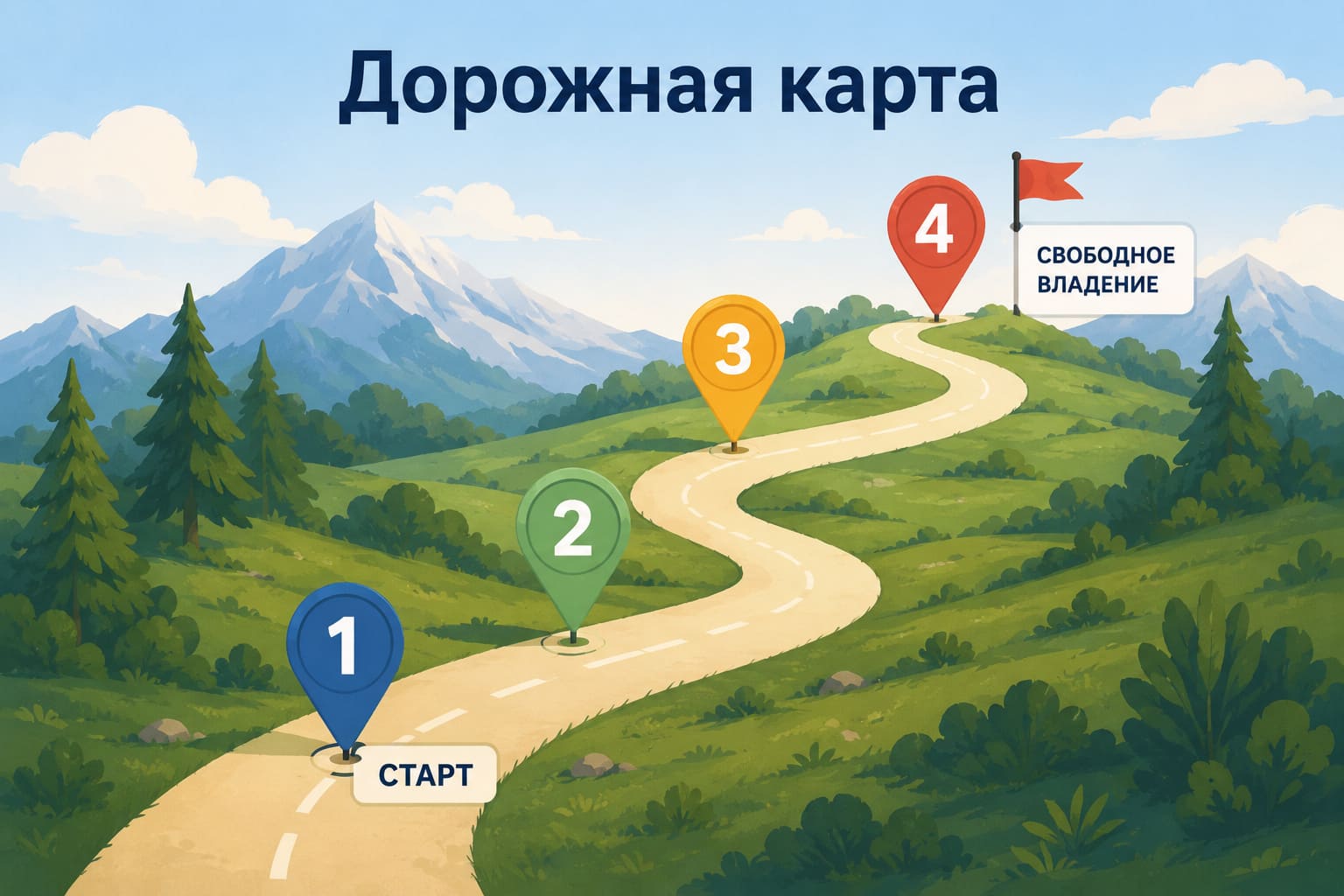 Дорожная карта изучения английского языка