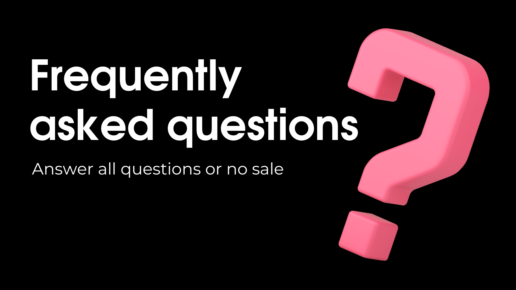 Flip'n awesome explain importancy of faq section on website