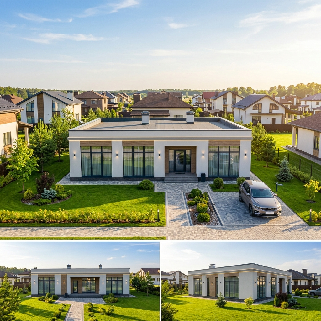 Готовый загородный дом по семейной ипотеке 6% в Калужской области от New-Domik с участком и коммуникациями