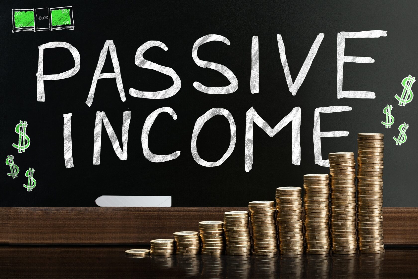 Слово доход. Passive Income. Инвестиции деньги тренд. Деньги на доске. Эстетика Income.