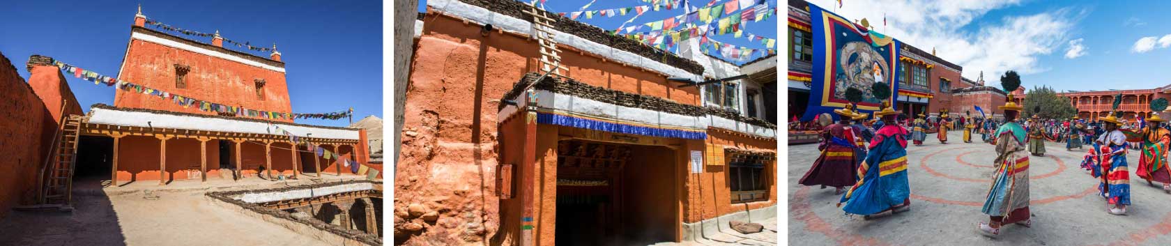 Три монастыря Ло-Мантанга — Джампа Лакханг, Тубчен Гомпа и Чёде внутри крепостной стены