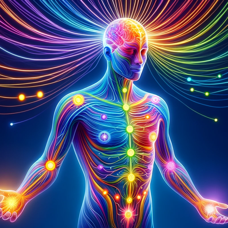 Энергетические линии тела человека сены