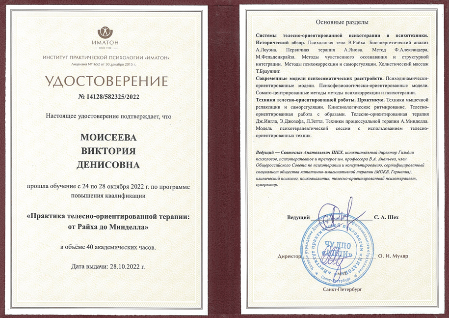 Институт практической психологии «Иматон»