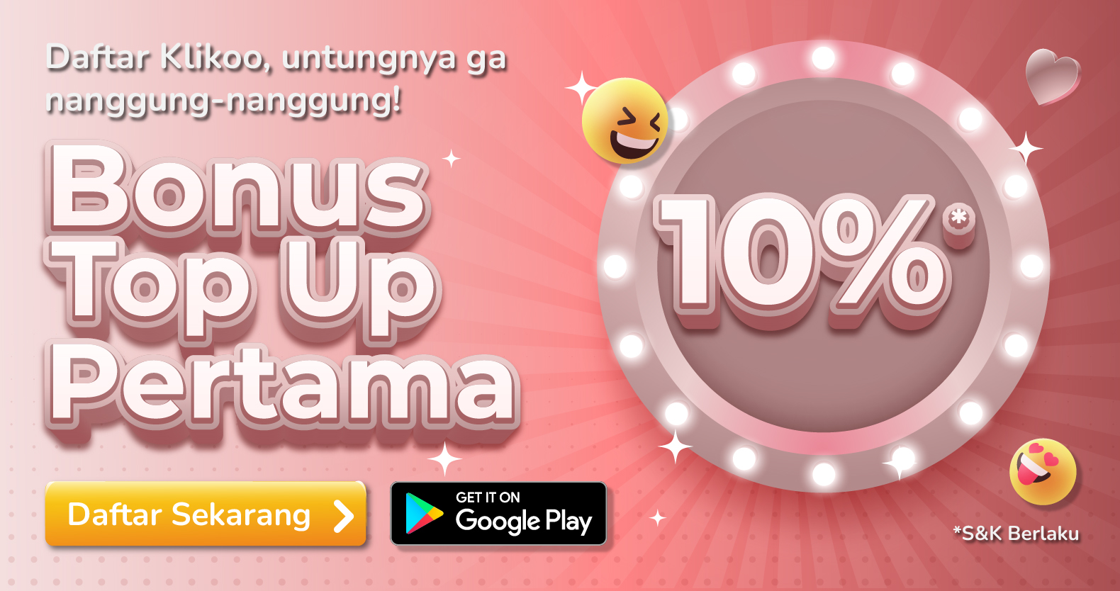 Bonus Top Up Pertama — Klikoo Promo