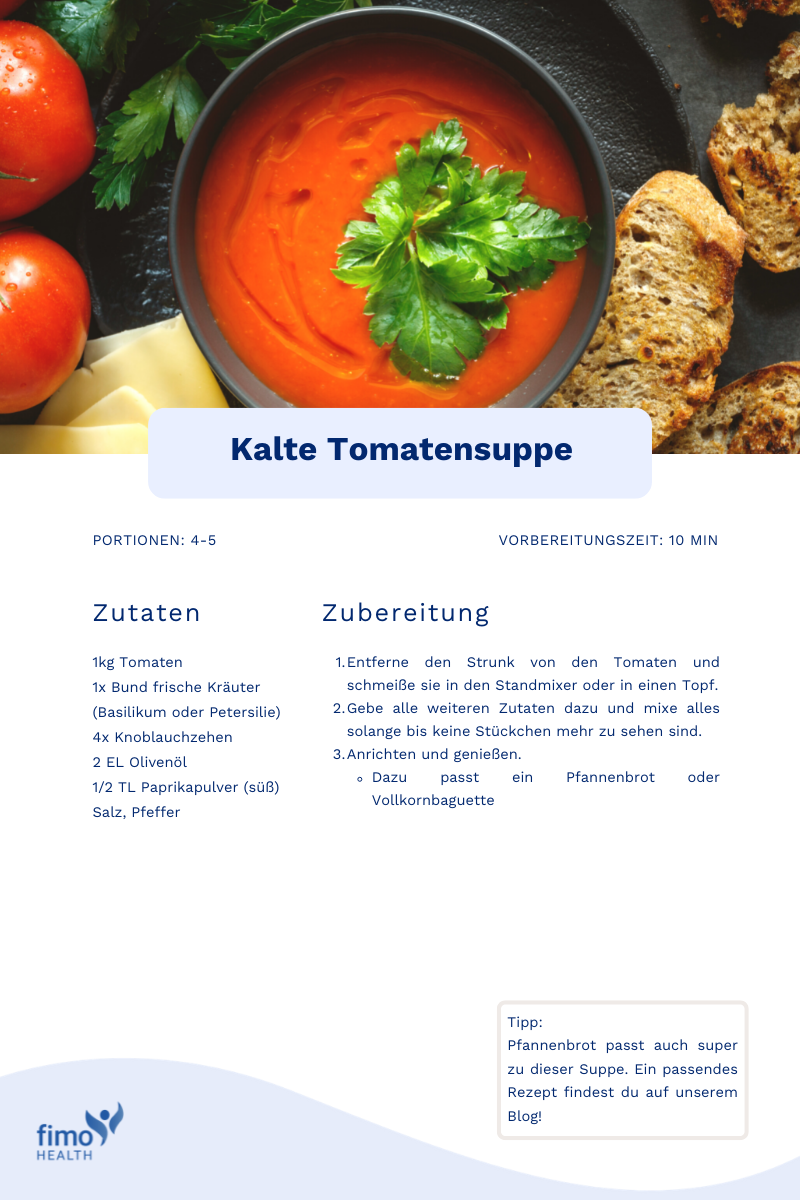 Kalte Tomatensuppe