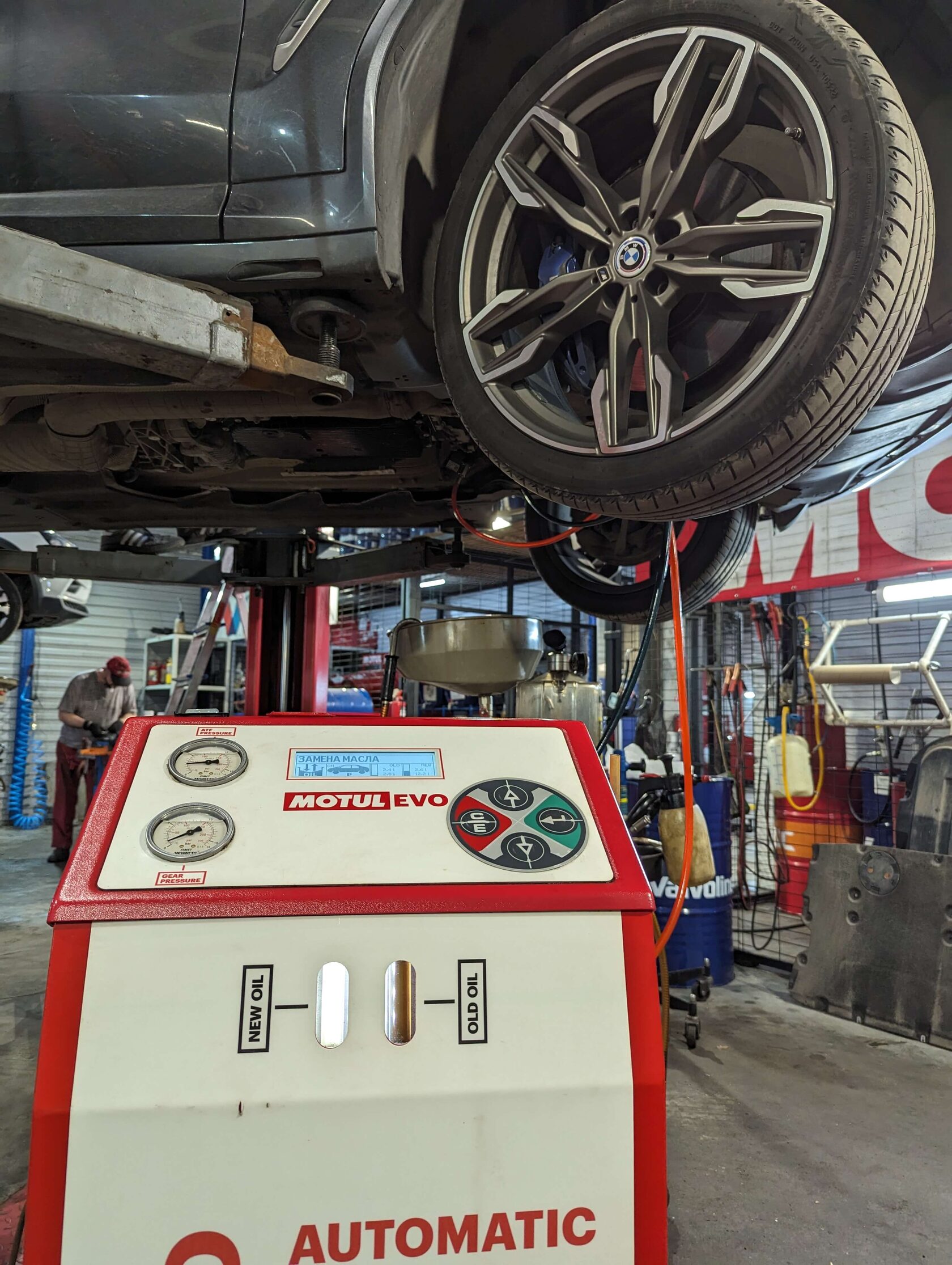 Установка Motul Evo для АКПП BMW