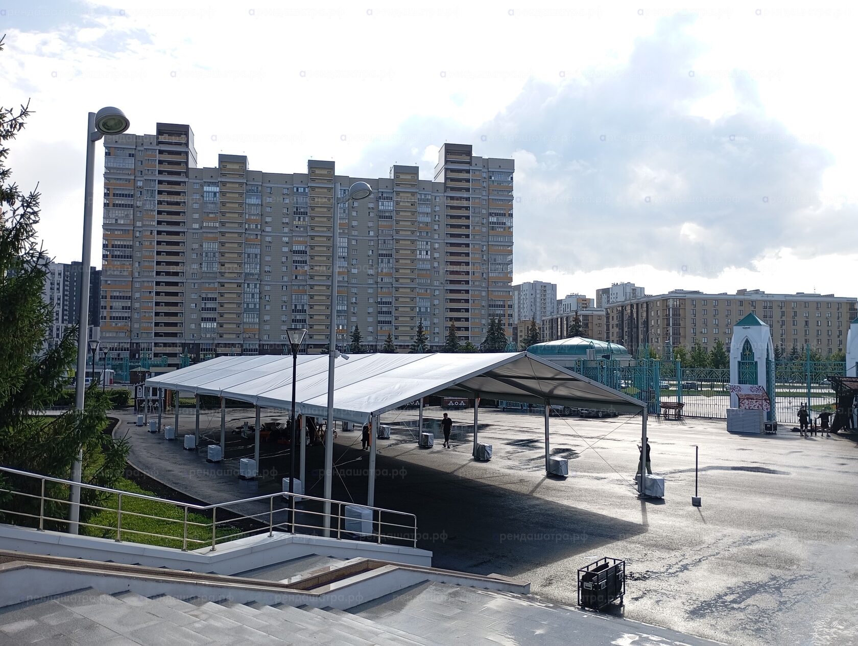 Навес 10х35 для корпоратива в Казани, фото&nbsp;6