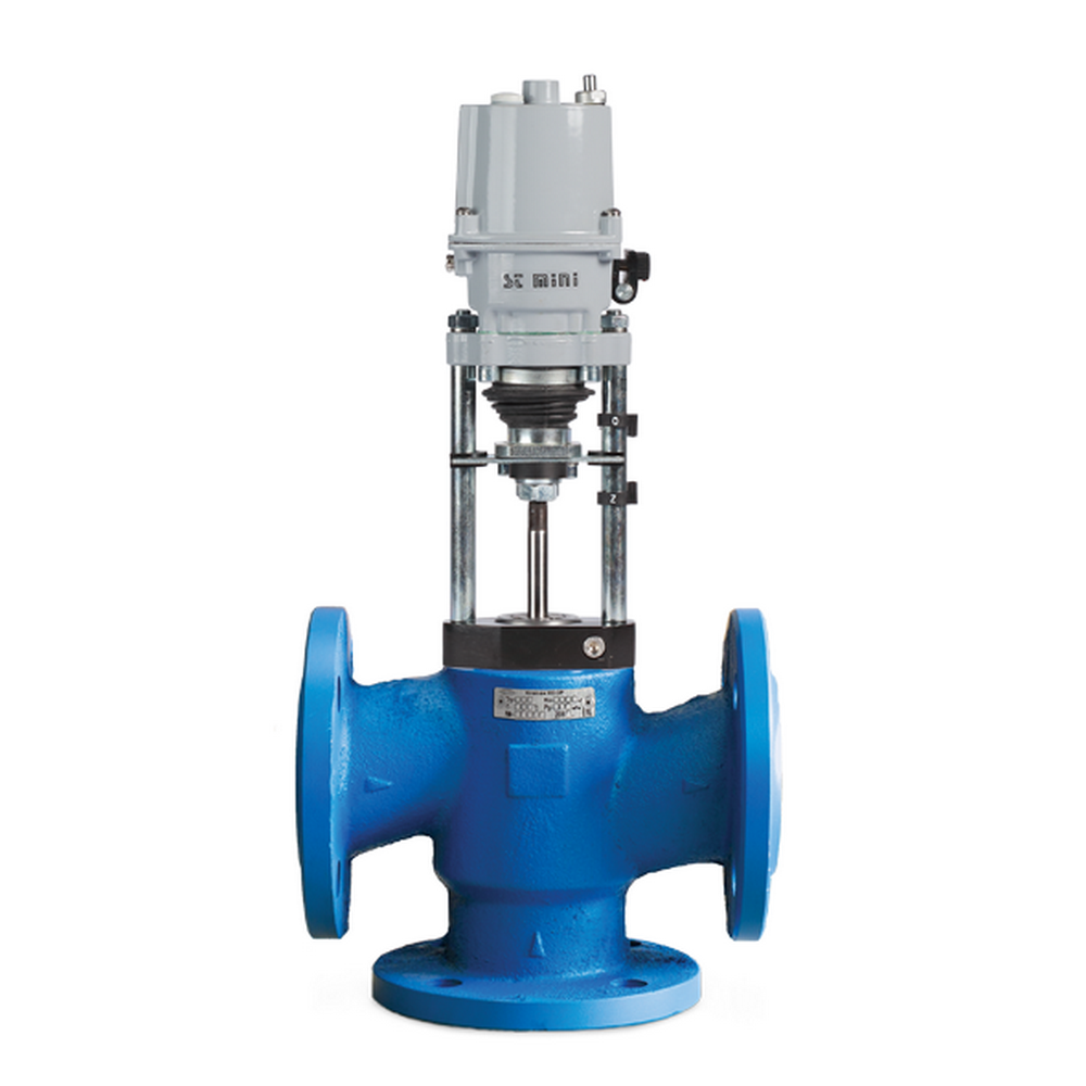 Клапан трёхходовой смесительный / разделительный регулирующий КССР с ...