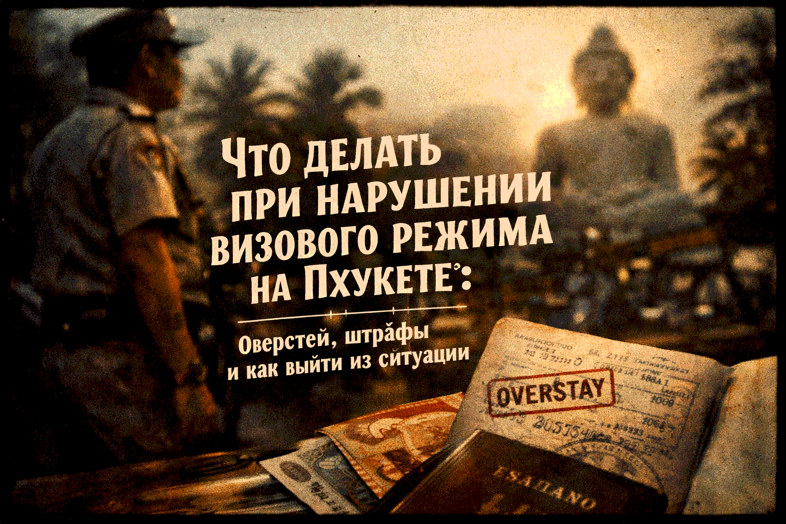 оверстей — распространённая проблема, но решаемая Представьте: ваш отпуск на Пхукете подходит к концу, а вы вдруг обнаруживаете, что просрочили визу на несколько дней. Штрафы, очереди в аэропорту или даже риск депортации — это реальность для тысяч туристо