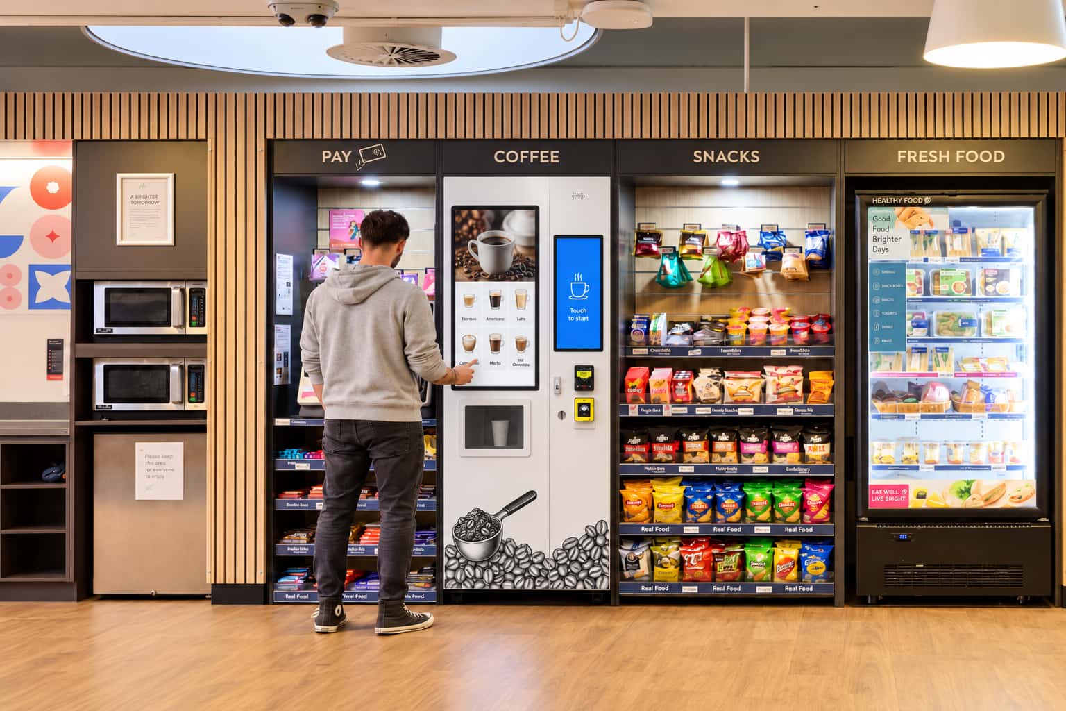 contrat de placement automatisé de barres de café
