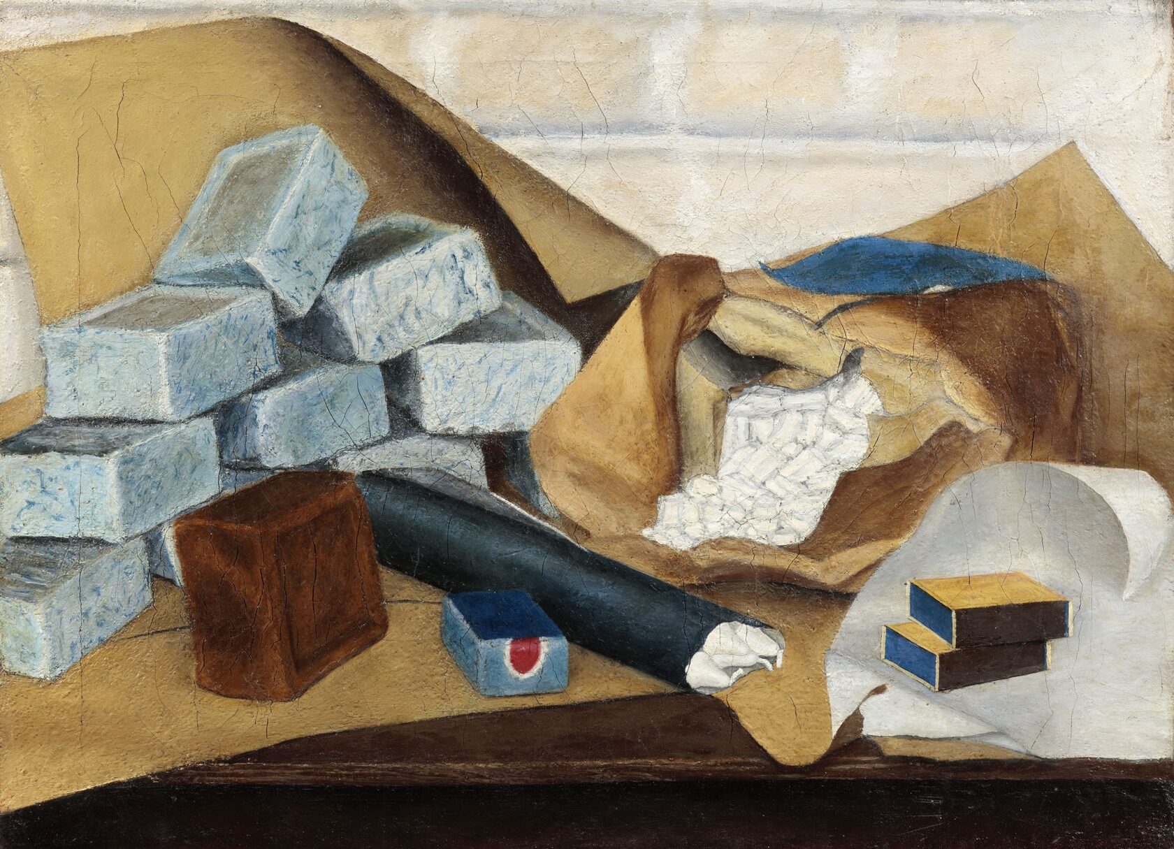 Натюрморт со спичками. 1920-е 