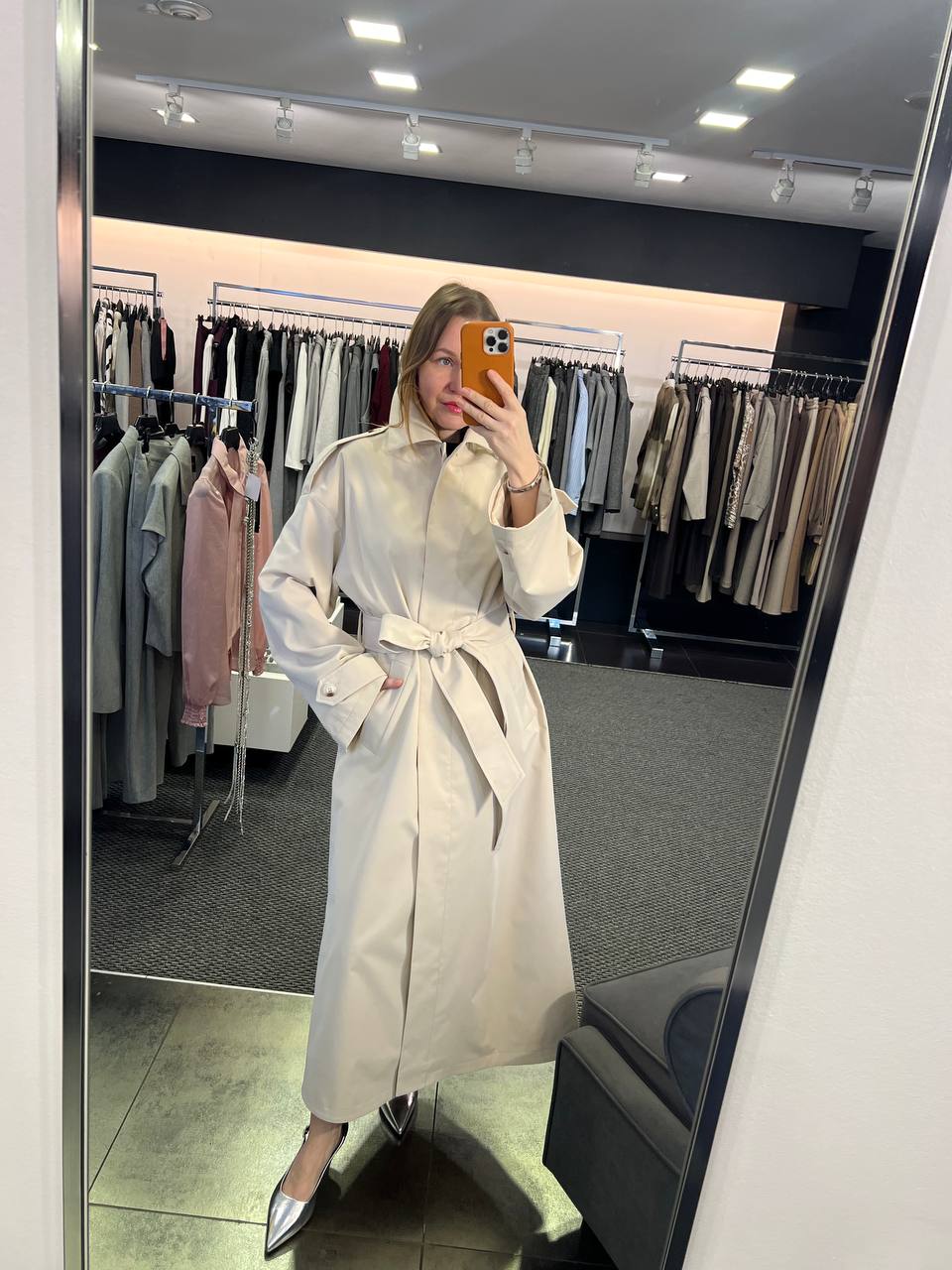 Хлопковый весенний осенний тренч плащ