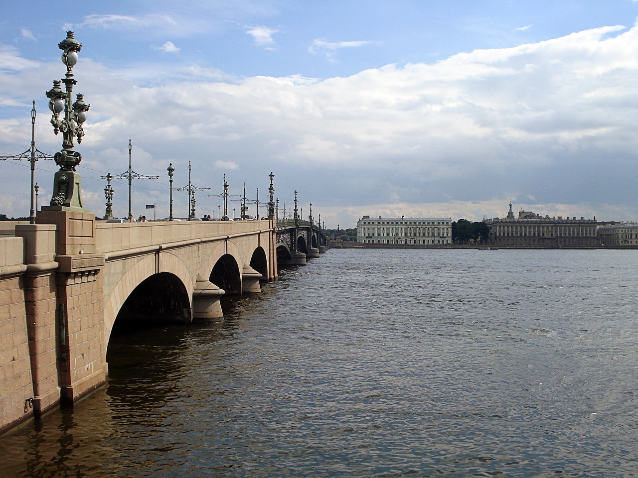 Открытие троицкого моста в спб