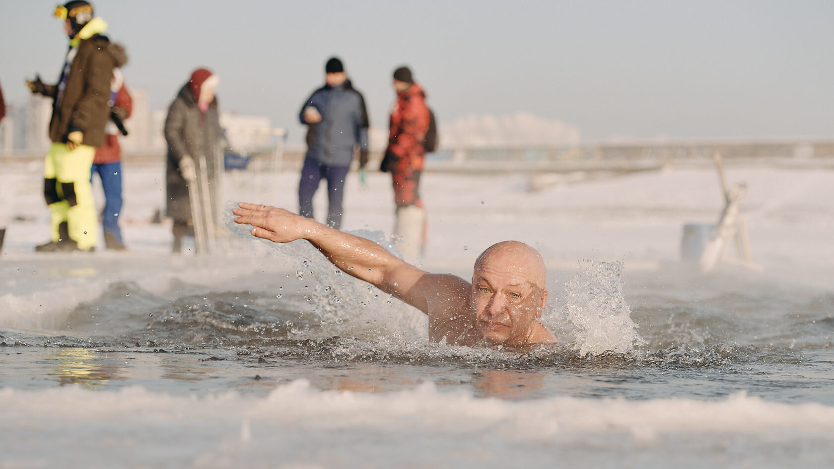 Кайтинг на Обском море