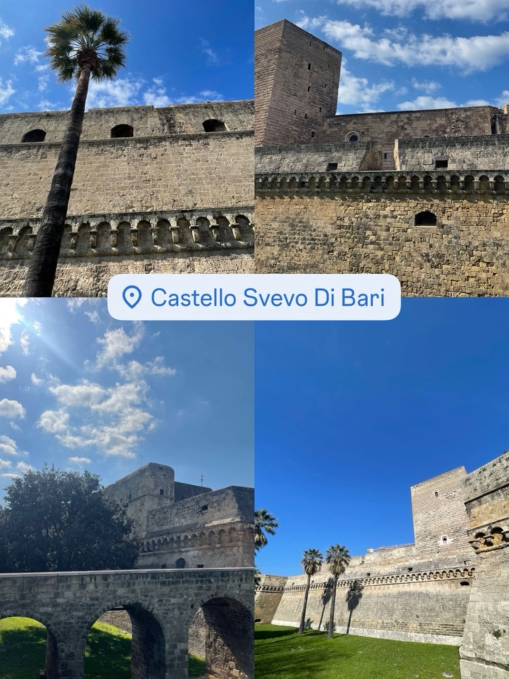 Снимки от Castello Svevo от пътуването на Рая Аламурова
