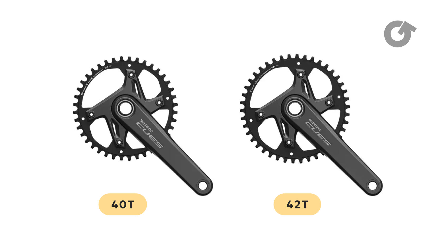 Системы с одной звездой Shimano CUES Hallowtech II на 40Т и 42Т