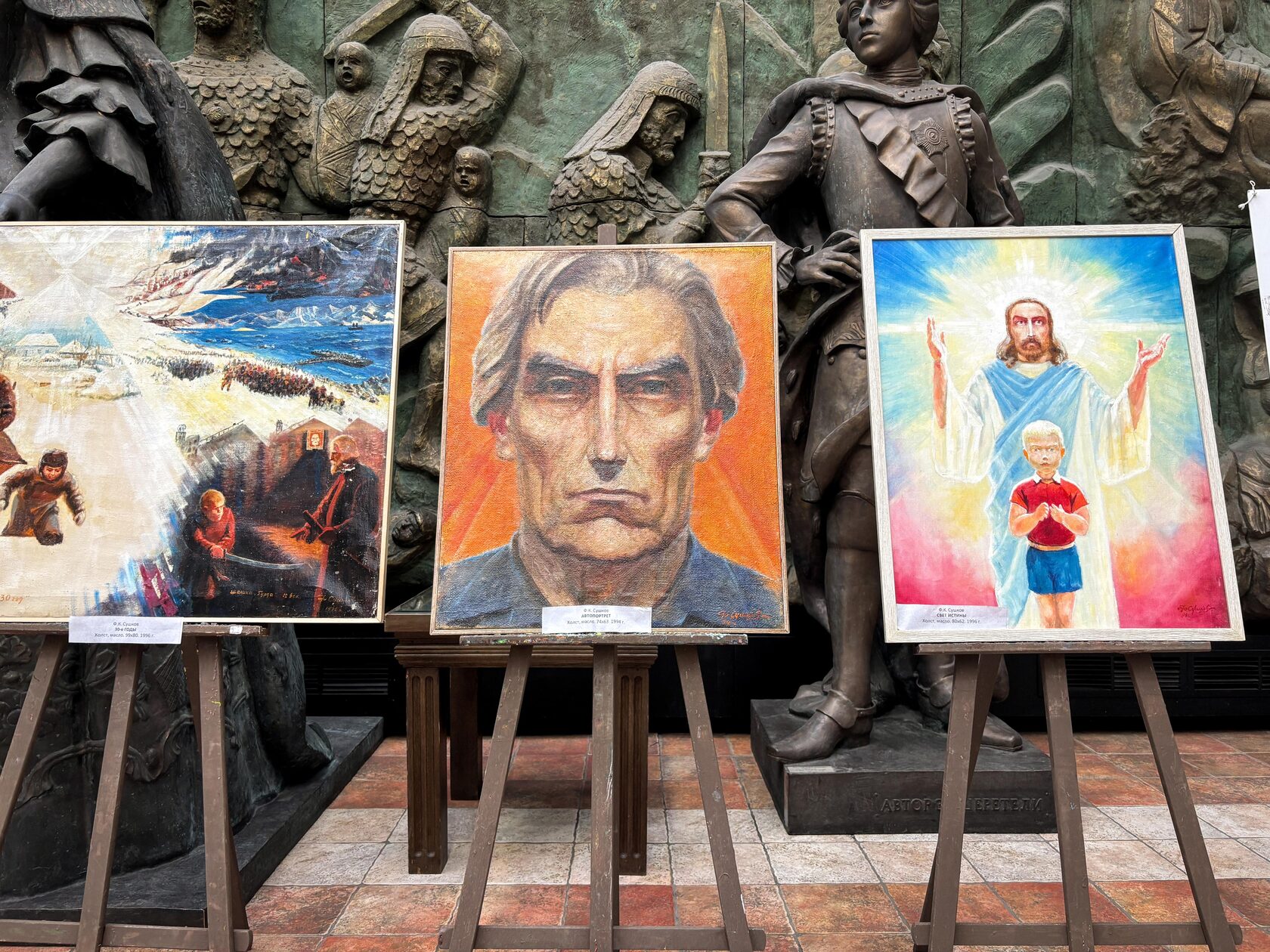 Выставка Фёдора Сушкова в галерее Зураба Церетели