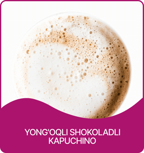 Yong'oqli shokoladli kapuchino