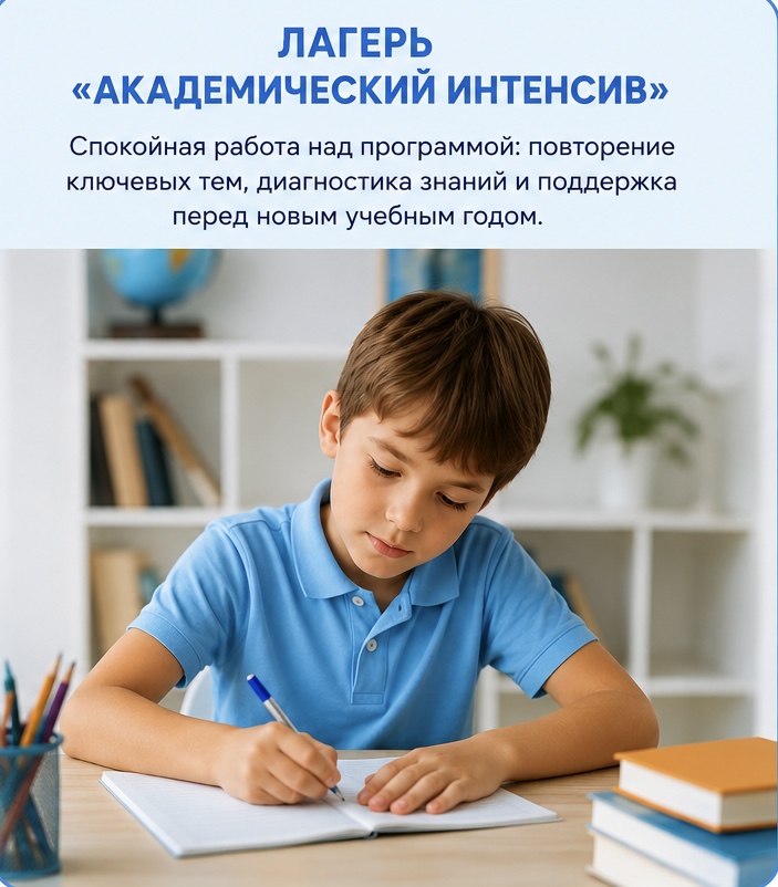 Лагерь «Академический интенсив»