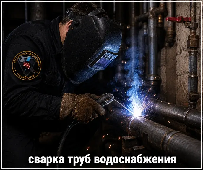 сварка труб водоснабжения, вызов сварщика