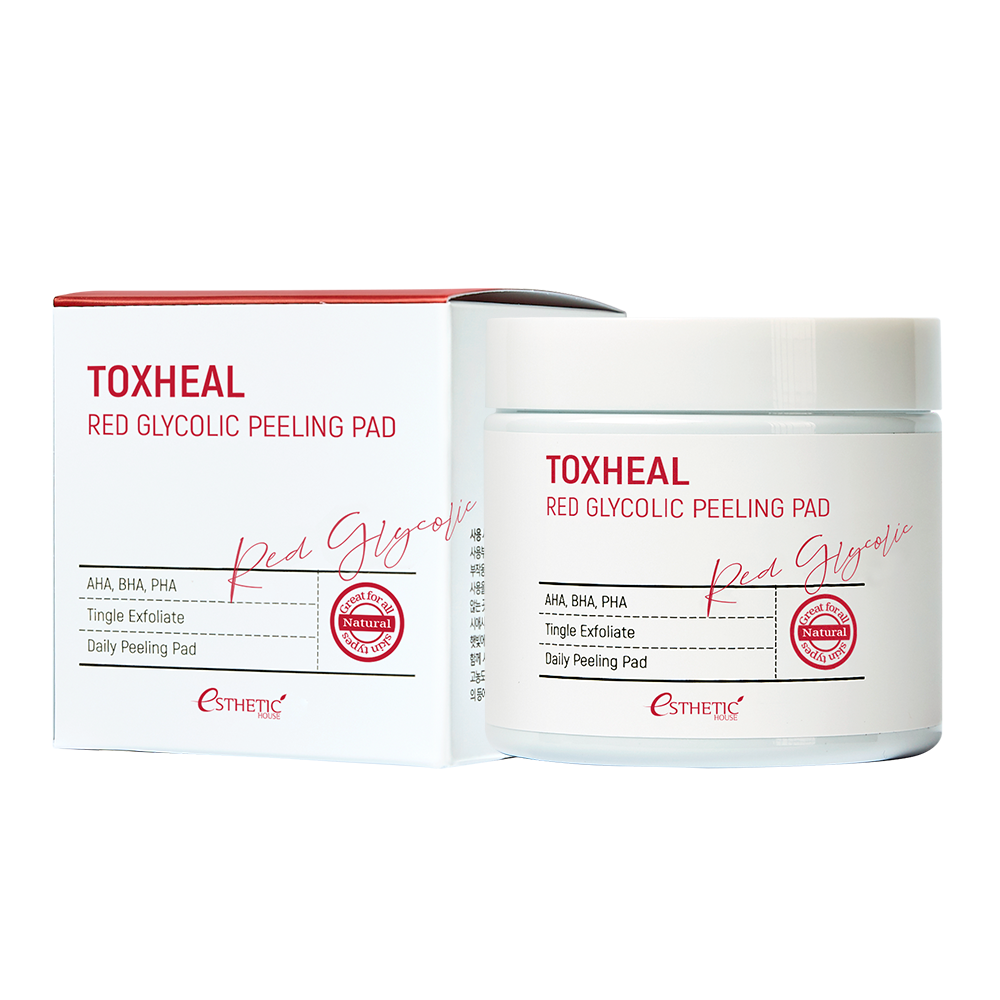 Esthetic house red glycolic peeling. [Esthetic House] пилинг-подушечки миндальные Toxheal Red glyucolic peeling Pad, 100 мл (100 шт). Esthetic House пилинг-подушечки косметические гликолевые. Esthetic House Red Glycolic peeling Pad. [Esthetic House] пилинг-подушечки миндальные Toxheal Red glyucolic peeling Pad.