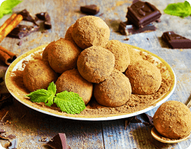 десерт из кэроба