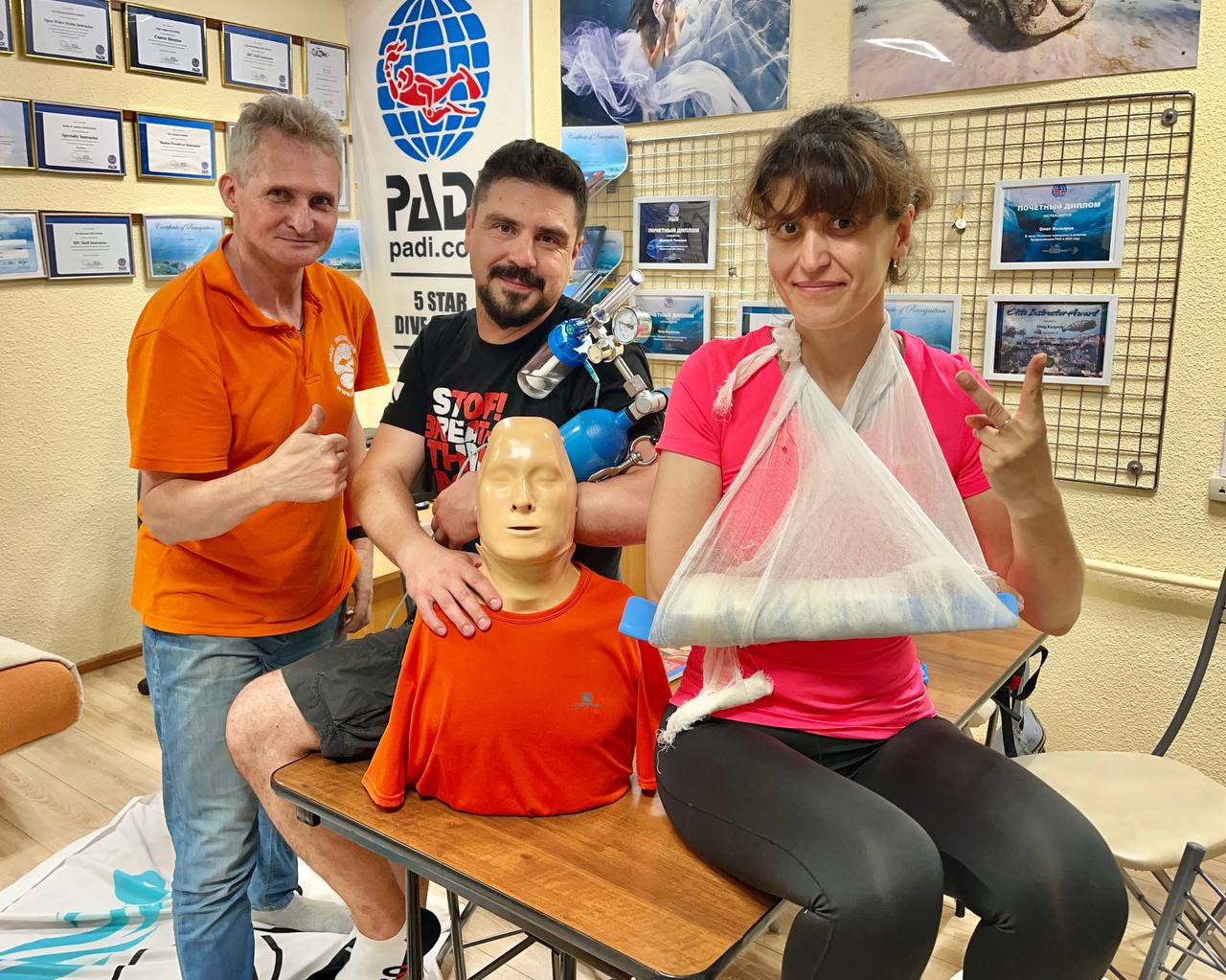 обучение дайвингу в Москве