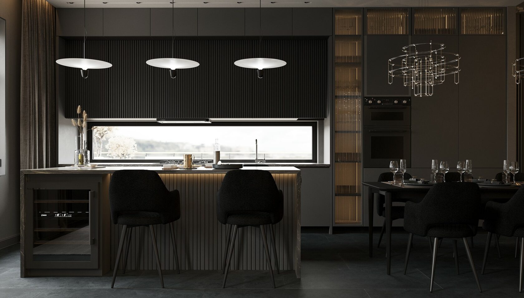 кухня с островом