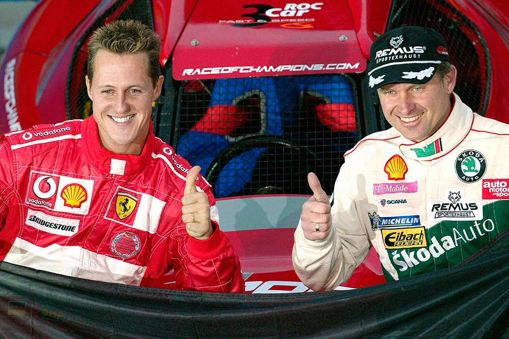 Армин Шварц и Михаэль Шумахер, Гонка чемпионов 2004
